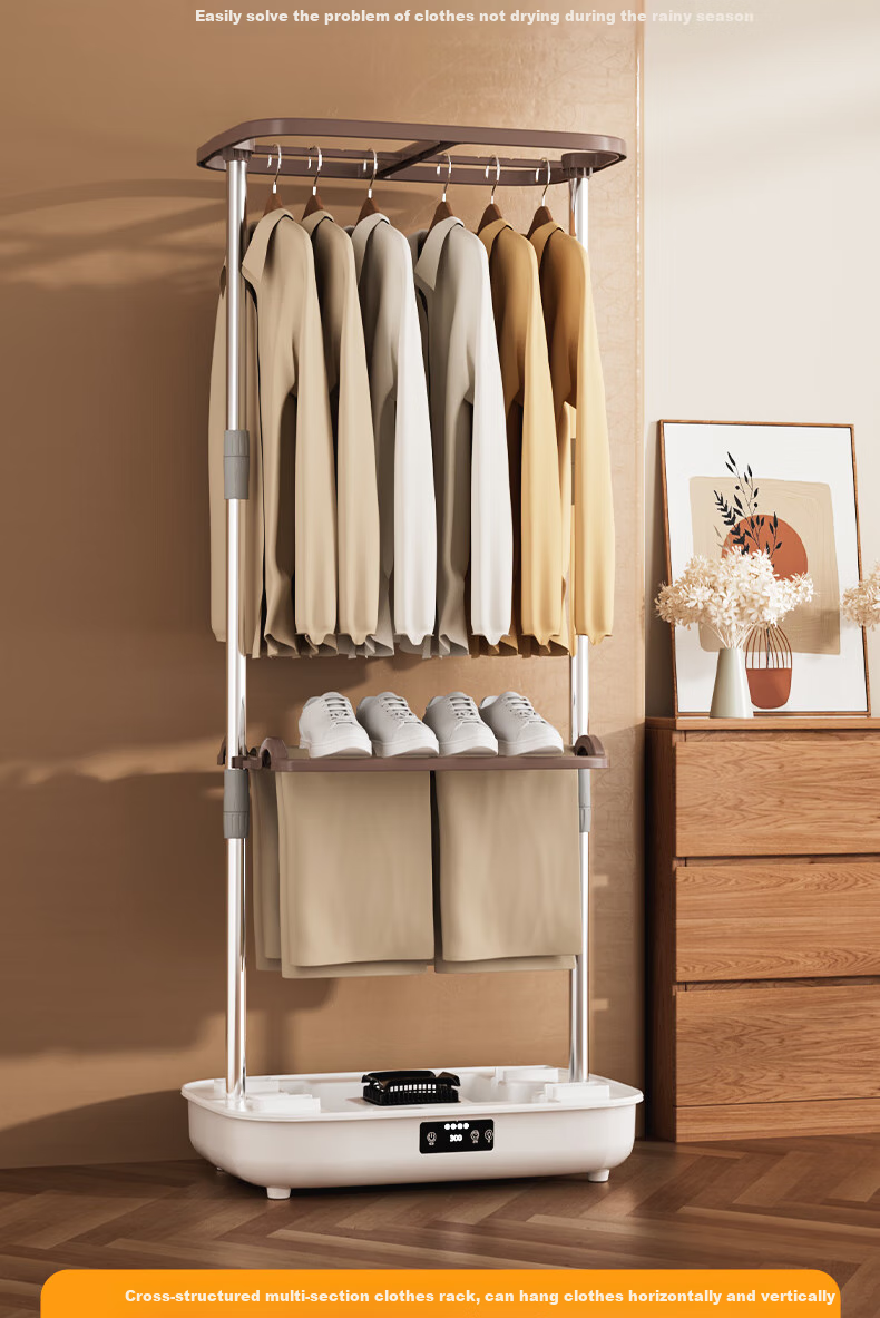 UEMUSI [Storage Box Model] Clothes Dryer for Home Use, 280L Capacity, Sterilizing Clothes Dryer, Foldable Clothes Dryer for Rainy Days 3