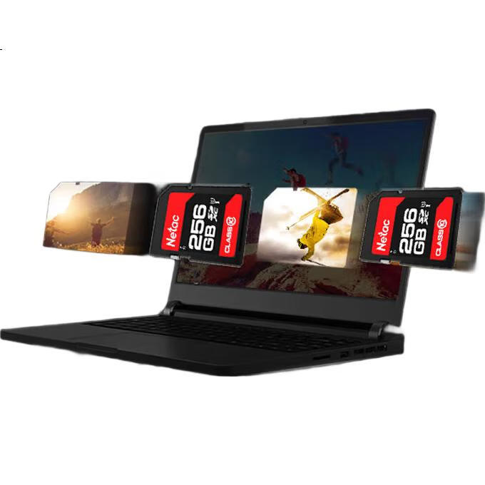 Карта памяти Netac 256GB SD U1 C10, скорость чтения до 90 МБ/с, для фото- и видеосъемки в Full HD, для цифровых камер и видеокамер