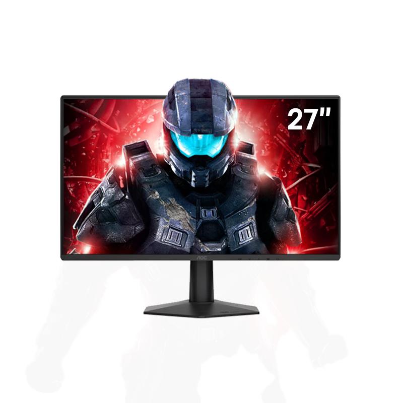 AOC Monitor, 27-Inch High Refresh Rate Gaming Display, 144Hz FastIPS Computer Screen, Hardware Low Blue Light, Laptop Expansion Screen 27G51F