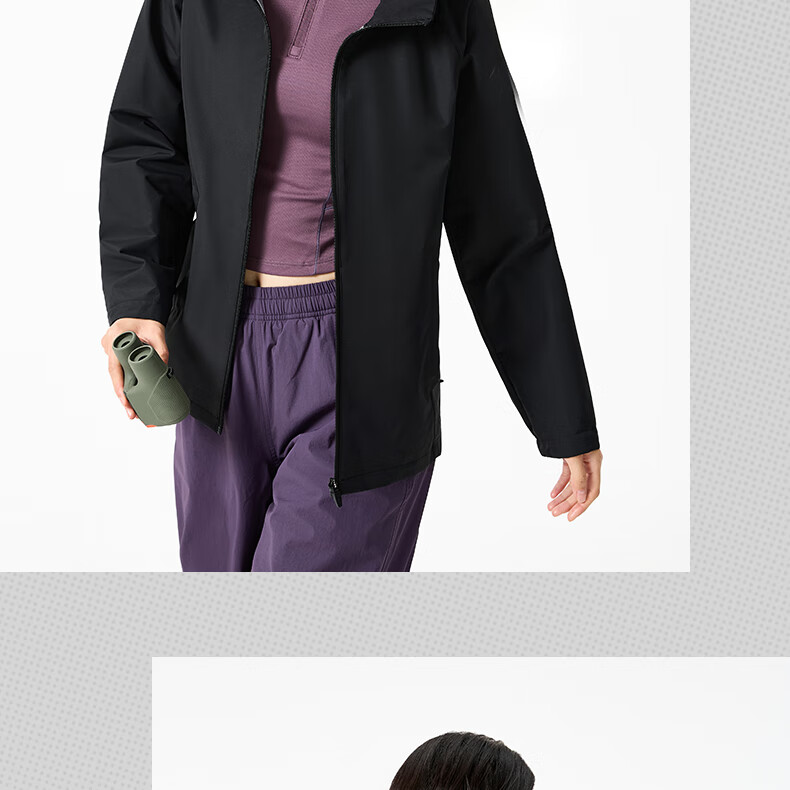 361° Women's Jacket, Autumn And Winter, Triple Protection, Fleece-Lined, Sports Casual Windproof Jacket, Clothing 662544603-2 20
