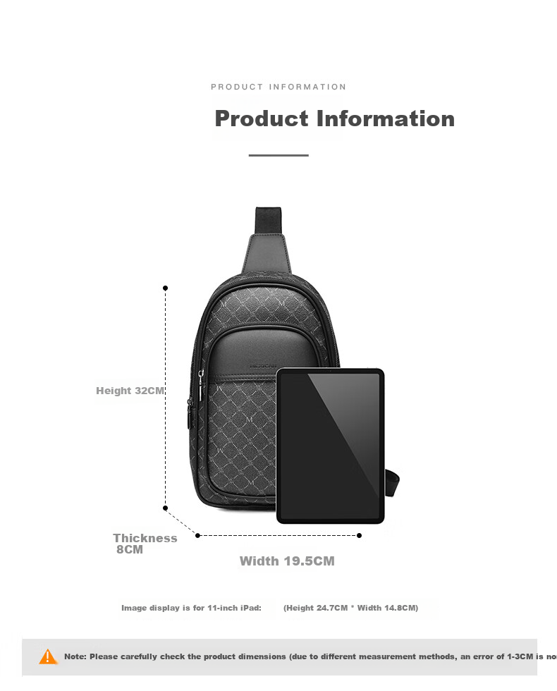 MEXICAN Printed Crossbody Bag, Shoulder Bag for Men, Casual Commuter Backpack, Chest Pack, Phone Bag, Messenger Bag, Birthday Gift for Me 11