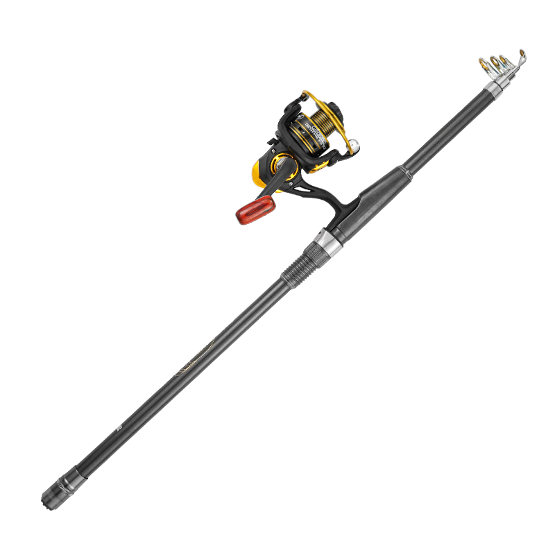 Jinglang Sea Fishing Rod Set 3.0m Surf Casting Rod Metal Spinning Reel Sea Fishing Rod