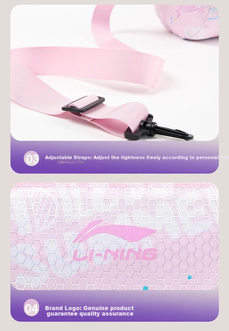 Li-Ning Children's Swimming Storage Bag, Wet And Dry Separation, Girls' Portable Shoulder Bag, Student Swimming-Specific Training Equipment Swim Bag 9