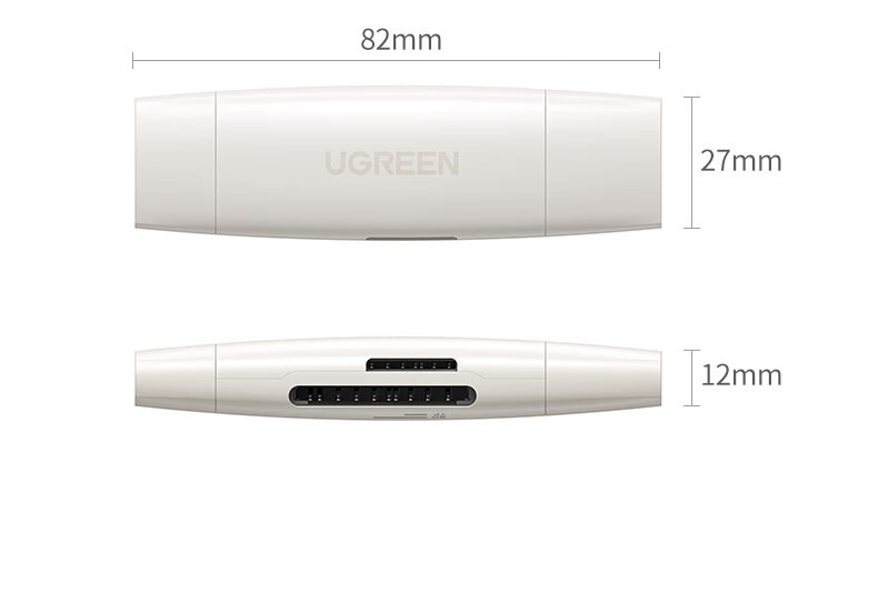UGREEN USB/Type-C Card Reader 3.0 High-Speed SD/TF Dual-Reader Multifunctional Compatible with Computers, Phones, Apple 17/16/iPad Supports Camera, Surveillance Recorder Memory Card 26