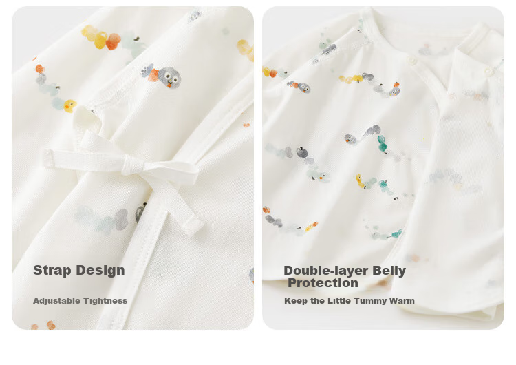 Wismorni Newborn Top, Summer Thin Style, Baby Summer Outfit, Maternity Ward Clothing 4