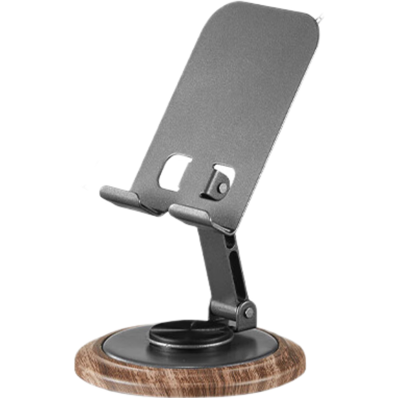 JD Jingzao Dual-Axis Foldable Desktop Phone Stand Multifunctional Compact Tablet iPad Holder for Live Streaming Gaming Reading Compatible with Apple and Huawei