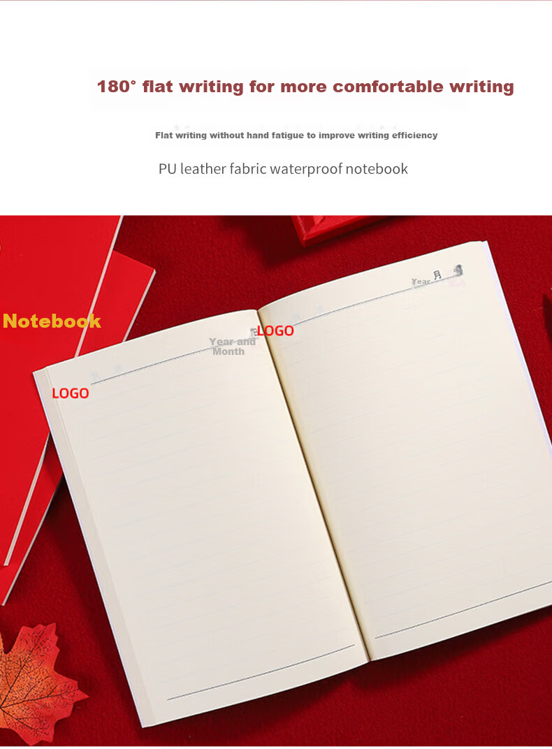 TENGXIONG A5 Party Member Study Notebook, Retirement Gift, Diary, Party History And Class Notes, Meeting Record Book, Theory Education Work Journal, Customizable Gift Box for Company And Enterprise Activities 6