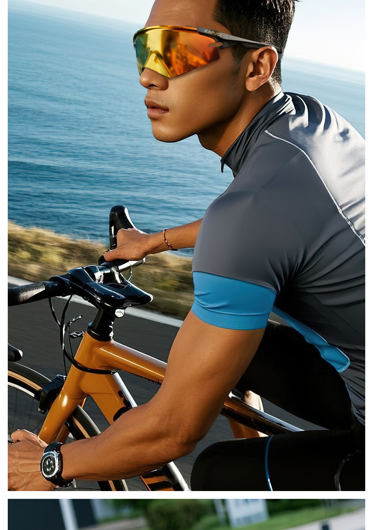 KAPVOE Eagle Wing Cycling Photochromic Outdoor Sports Windproof UV Protection Goggles 22