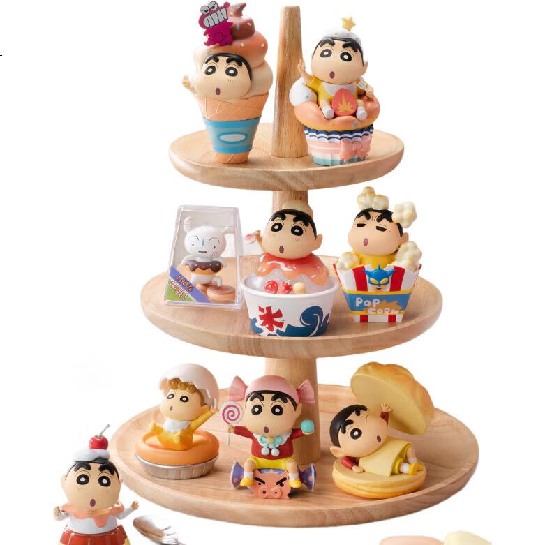 Набор фигурок 52TOYS "Crayon Shin-Chan Heart Dot Time", слепая коробка, 8 шт.
