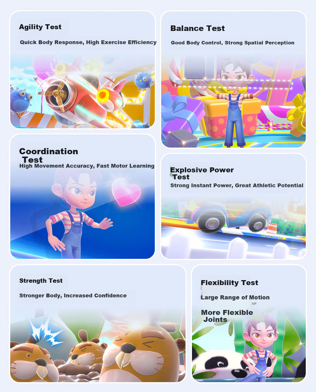 Yundongyuzhou AR Motion Gaming Machine Enlightenment Device, Children's TV Game Console, Parent-Child Interaction for Ages 3-6, Simple Operation, Anti-Addiction, 618 Birthday Gift 6