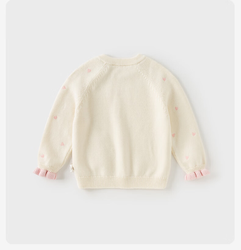 DAVE & BELLA Kids Sweater Pullover Autumn Winter Girls Baby Long Sleeve Sweet Knit Top 3