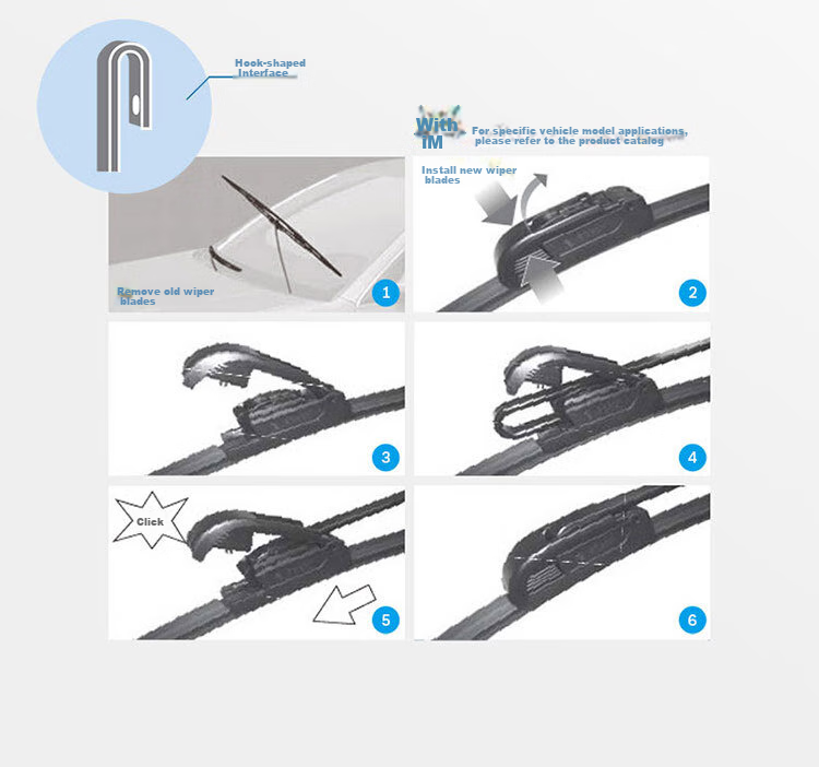BOSCH Universal Windshield Wiper Blades 26/16, Compatible with Kia K4/KX5, Aora/Pulso/Sorento 8