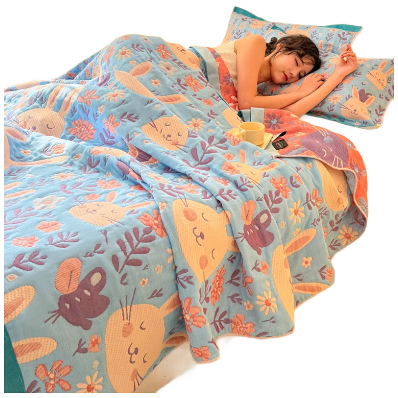 Fanyejia Blanket, Throw Pillow, Office Leg Cover, Student Nap Rest, Sofa Air Conditioning Blanket, Mid-Autumn Festival Gift