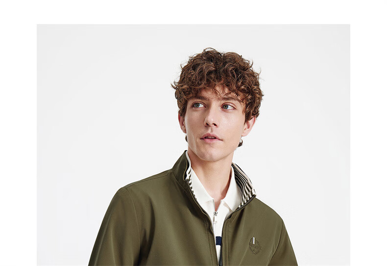 Navigare Men's Triple-Protection Fleece-Lined Jacket, Stand-Up Collar, Commuter Casual Coat, 1331005503 25