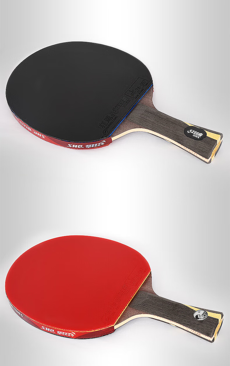DHS Table Tennis Racket Wang Liqin Gift Box Professional Wang (Penhold Grip), Includes Racket Case, WANG-L 11