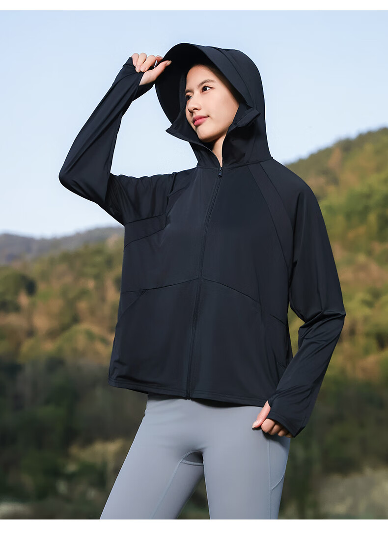 Combo Summer New Self-Operated Women's Sun Protection Jacket UV Protection Outdoor Breathable Thin Ice Silk Cycling Coat Sunproof Clothing 39