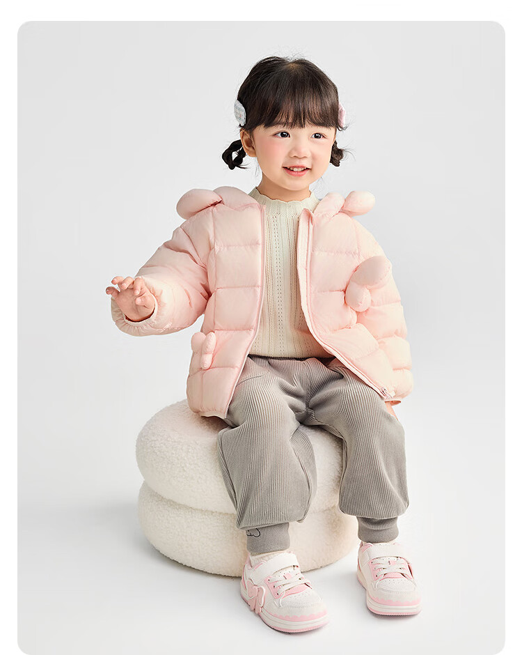 BALABALA Kids Down Jacket Unisex Hooded Coat Three-Proof 2025 New Winter Collection [Mall Edition] 201425107201 7