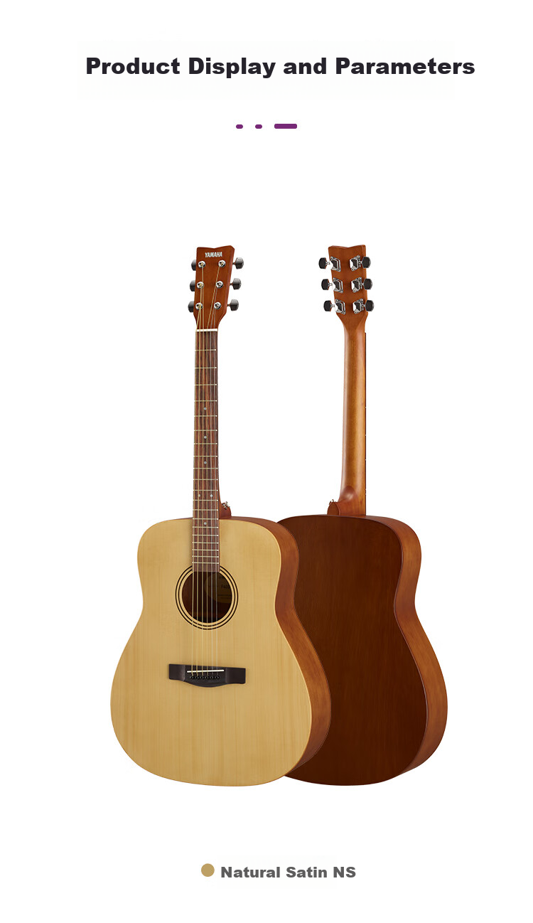 YAMAHA FS400CNS Acoustic Spruce Beginner Entry-Level Folk Cutaway Guitar, 40-Inch Natural Wood Color Matte Finish 13