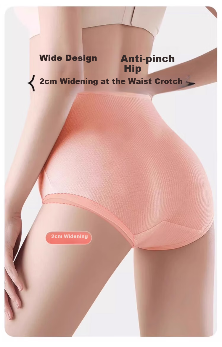 Chuyisheng Disposable Women's High-Waist Maternity Cotton Crotch Plus Size C-Section Sterilized Travel Underwear 12