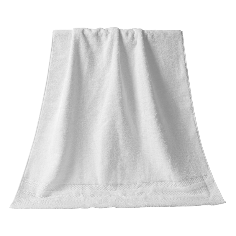 HOYO Japanese Five-Star Hotel, 10A Antibacterial Pure Cotton Bath Towel, National Standard Class A, Extra Large And Thick, for Men And Women, White Sports Towel