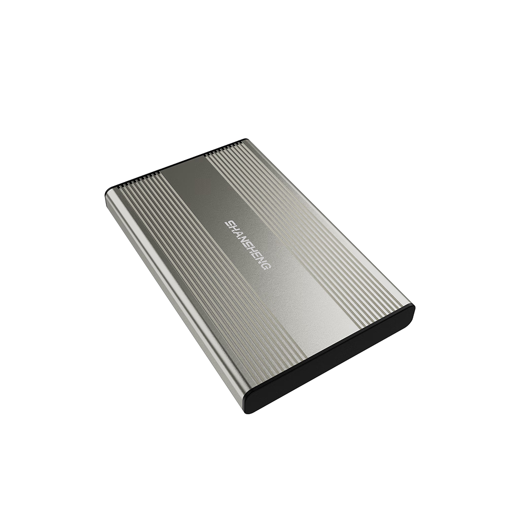 Shansheng 500GB Portable Hard Drive USB3.0 Metal High-Speed Hard Drive 2.5-Inch P7 Gunmetal Gray Computer Hard Drive Portable Storage Data Photos Business Office Dual-Use for Mobile Phones And Computers
