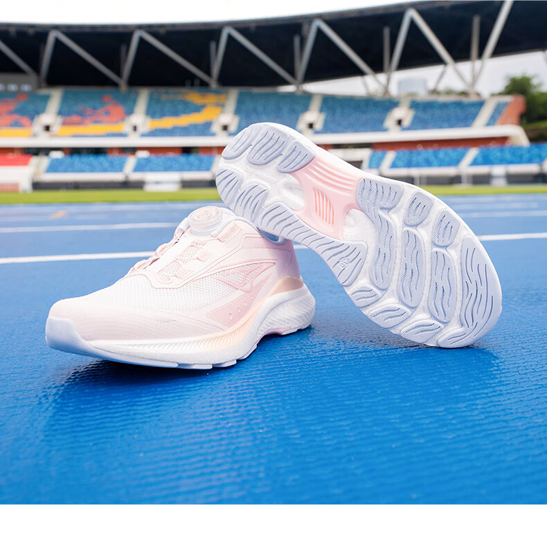 DR·KONG Sports Shoes, Autumn Season, for Boys And Girls, Big Kids, Non-Slip, Wear-Resistant Training Shoes, 2C10A3015AW, Pink, Size 35 15