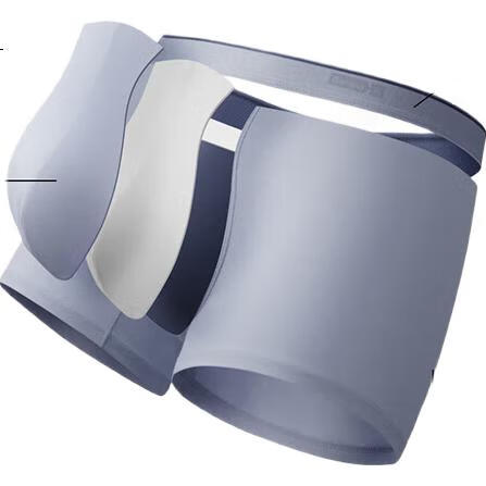 Мужские боксеры Bananain Silver Skin 300S, дышащие спортивные, антибактериальные из чистого хлопка, подарок на День Святого Валентина, 3 шт.
