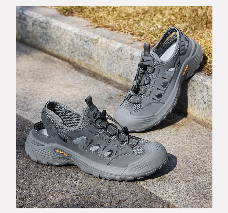 Warrior Men's Stream Hiking Shoes 2026 New Breathable Closed-Toe Sports Sand Beach Clogs 1244 Black Size 41 13