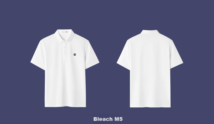 HLA Short-Sleeve Polo Shirt for Men, Summer Three-Body Collaboration Series, Cool-Feeling Men's Summer Wear 17
