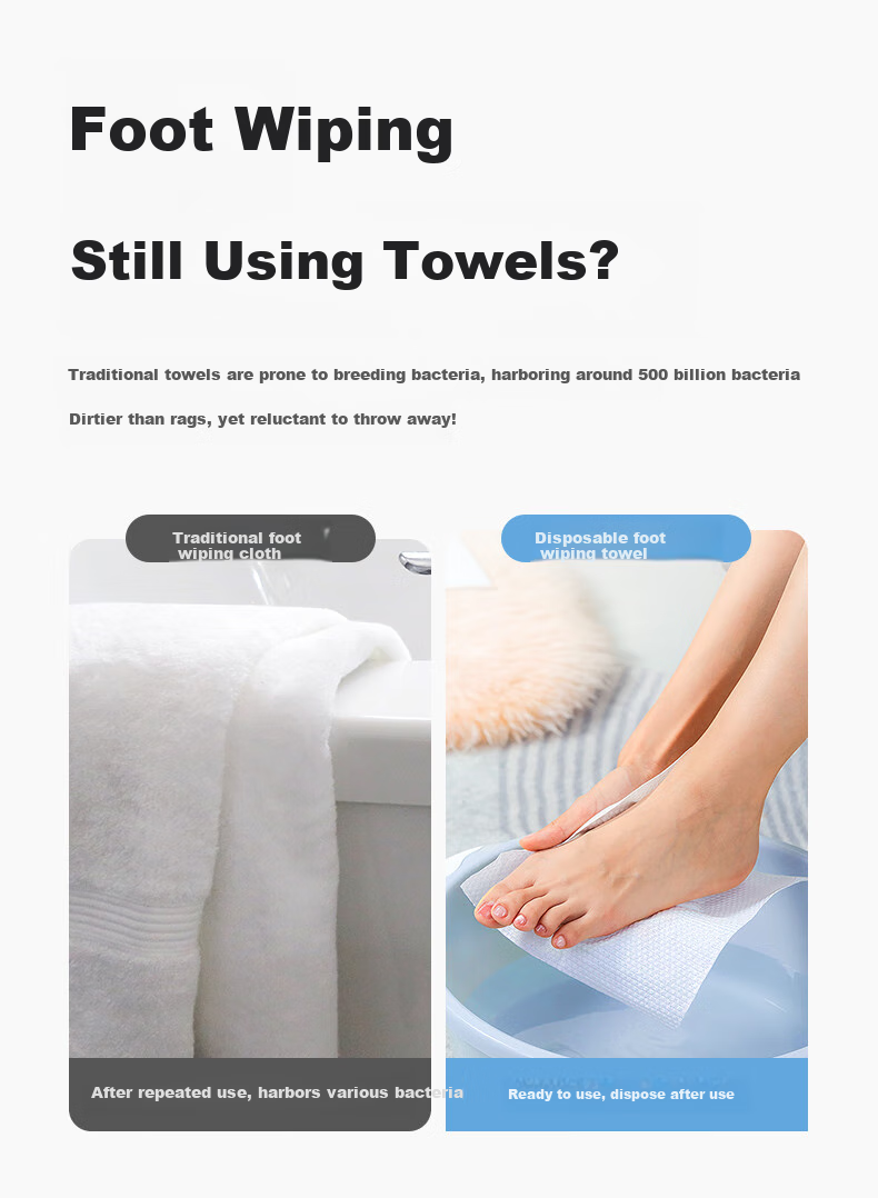 Briars Disposable Thick Large Hanging Foot Towel Paper Towel for Home Use 2