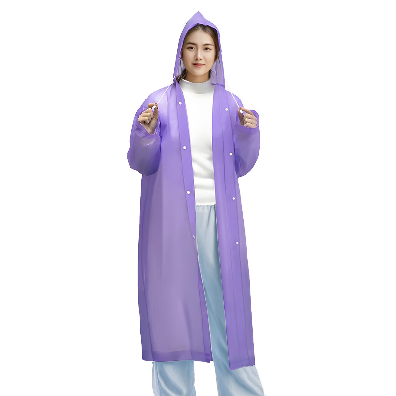 BWNK, 2-Piece Set, Disposable Raincoat, Long Style, Rain Protection, Outdoor Use for Adults, Cycling, Hiking, Thickened, for Travel, Outdoor Wear, Portable Poncho