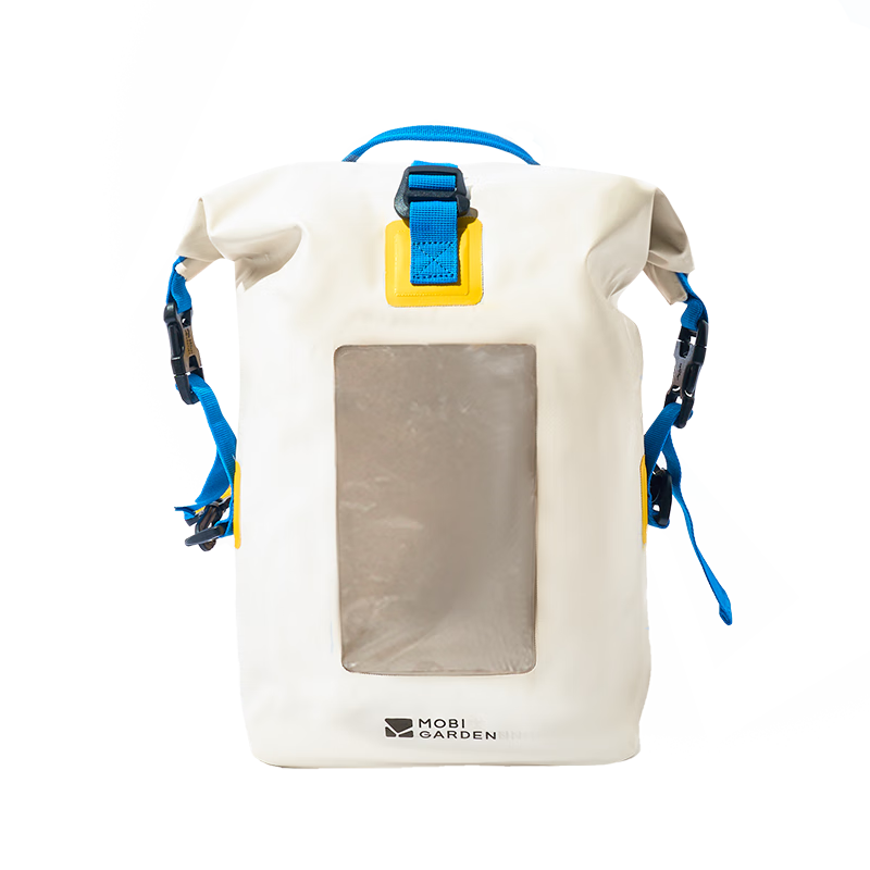 MOBIGARDEN Surf Waterproof Outdoor Camping Dry Bag Backpack Travel Hiking Storage Bag NX25691002 Morning Mist White