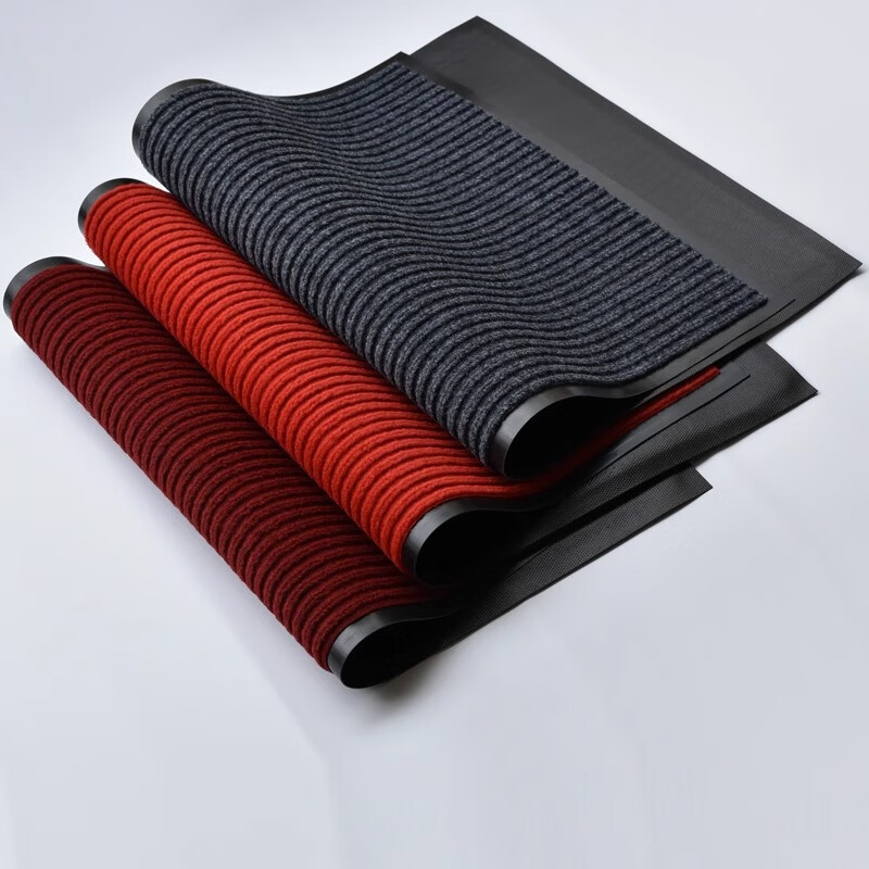 Jushiyi Entrance Mat, Dust-Removing Doormat, Wipeable, Washable, Dirt-Resistant, Non-Slip Mat, 50*80cm, Gray