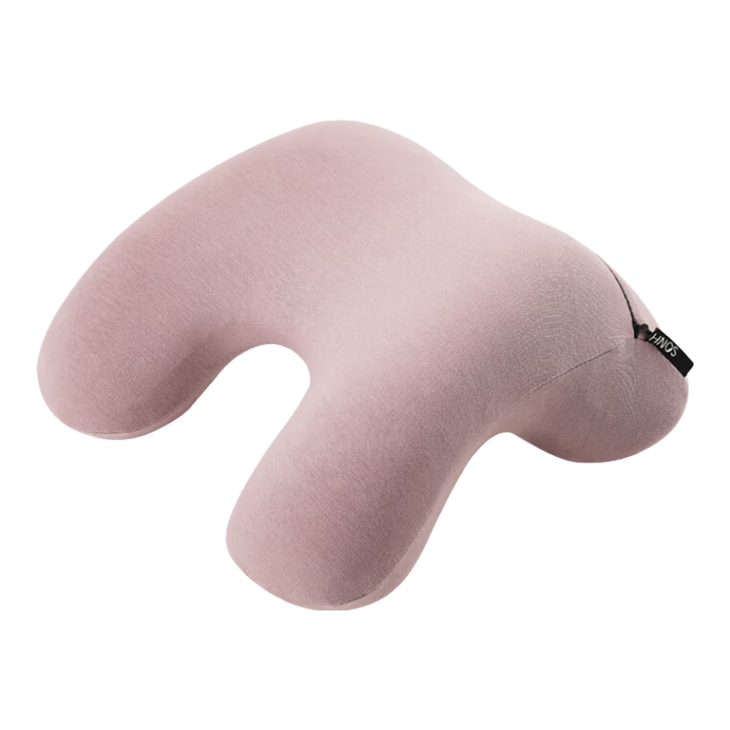 H.nos Children's Nap Pillow for Primary, Middle And High School Students, Classroom Rest Pillow, Face-Down Sleeping Aid, Memory Foam, Gel, Pink