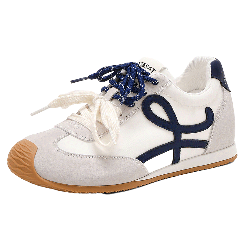 St&Sat Thick-Soled Training Shoes for Women, Summer 2026 New Style, Height-Increasing Soft Sole, Comfortable Classic Versatile Forrest Gump Casual Sneakers