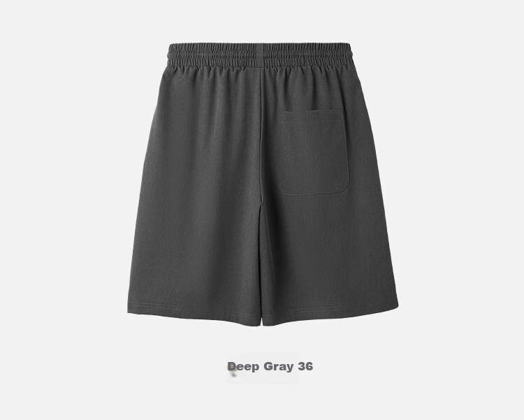 HLA Hailan Home Casual Men's Mid-Length Shorts Mountain Series Embroidered Drawstring Summer Shorts 7