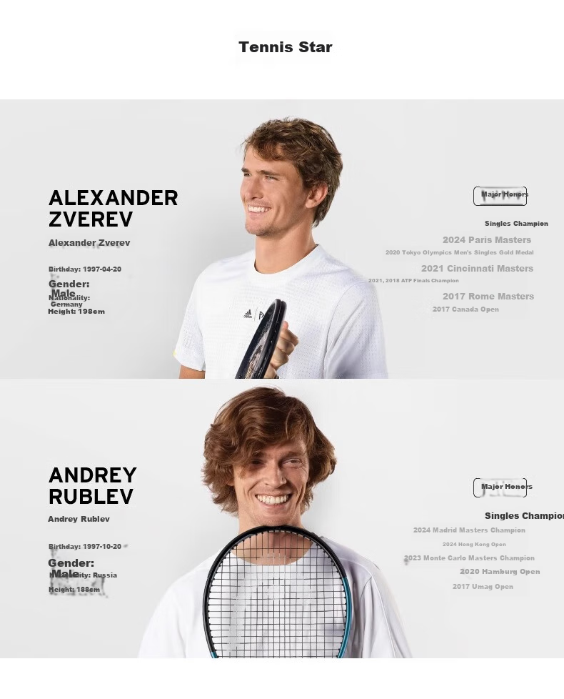 HEAD Tennis Racket, Xiao Zhi New Model 2025 Australian Open, Zvelev Gravity Full Carbon Tennis Racket 4