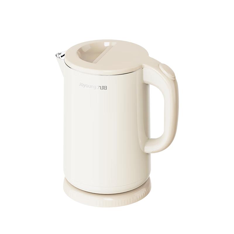 Joyoung Electric Kettle, Double-Layer Pot Body, 304 Stainless Steel, 1.5L Household Water Kettle, No Glue, Model K15FD-W100
