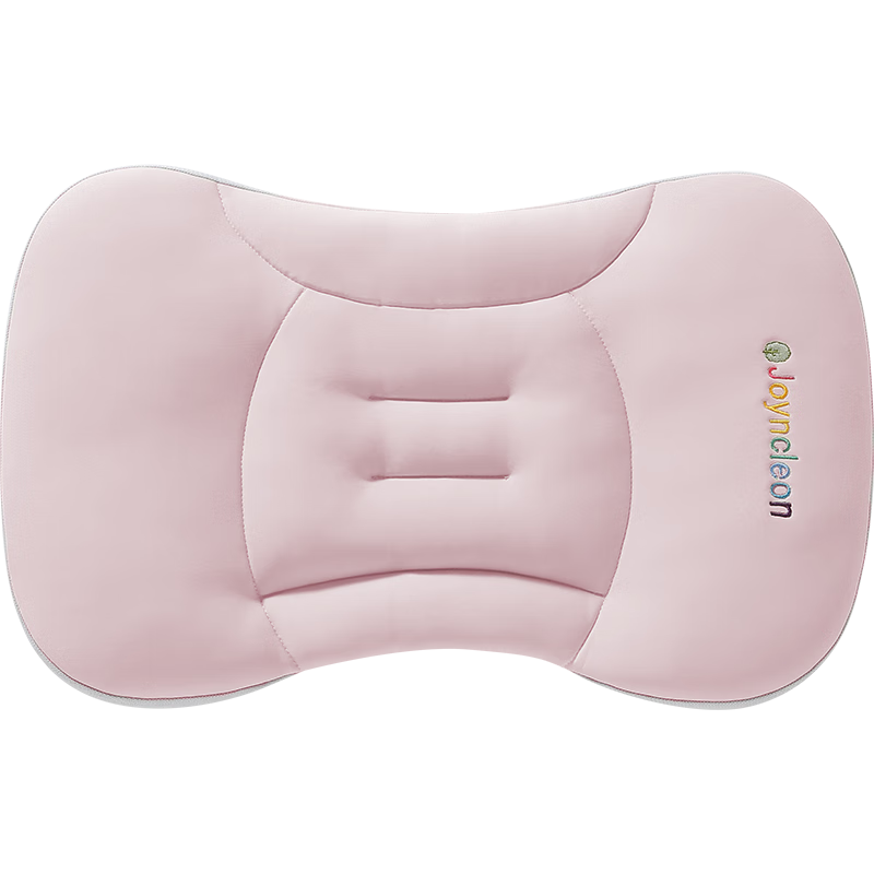 JOYNCLEON Baby Pillow with Divisions, Neck Support for Infants And Children over 6 Months Old, Pillow for Ages 1-3 Years, Pink Jzt197153