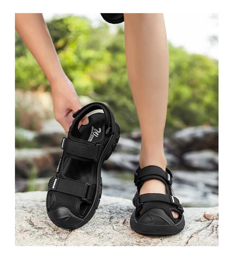 Warrior Men's Summer Sandals Driving Work Outdoor Casual Sports Water Hiking Beach Shoes Khaki/Brown Size 44 20