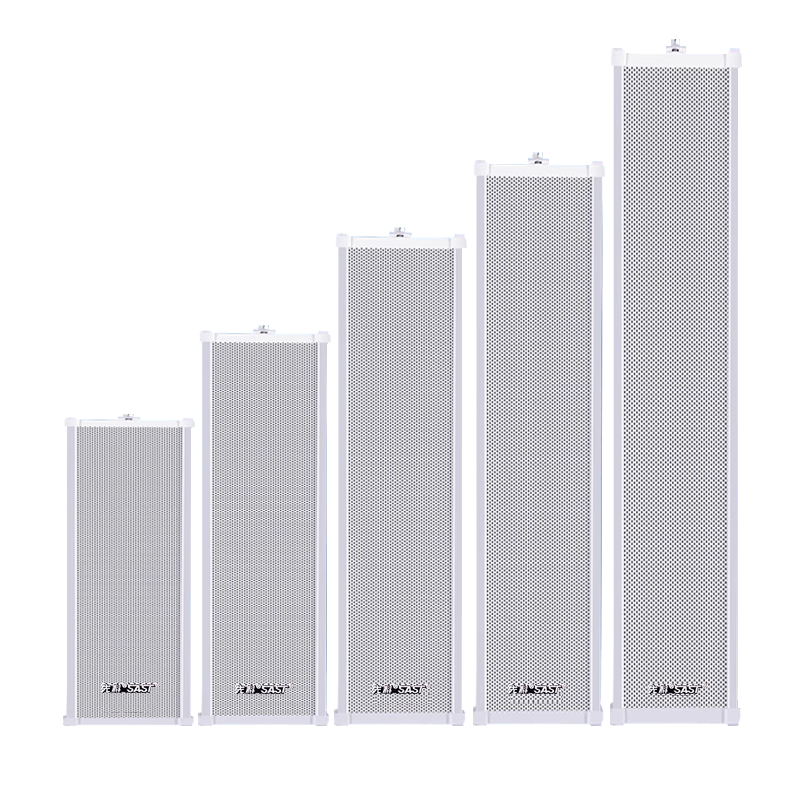 SAST S3 Outdoor Waterproof Column Speaker Wall-Mounted Speaker, Indoor Constant Voltage Wall-Mounted Audio System for Schools, Shops, Public Addressing, Background Music System Speaker