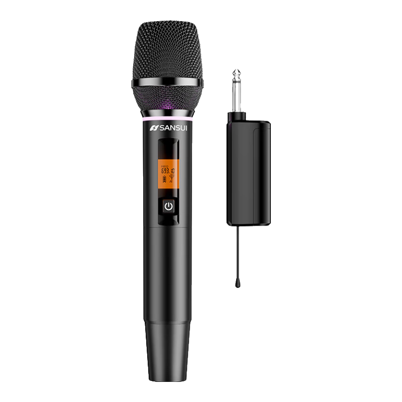 SANSUI M3 Wireless Microphone, Versatile Mic for Home KTV Singing, Speech, Stage Karaoke, Conference, Speaker, Amplifier, Car-Mounted Universal One-To System