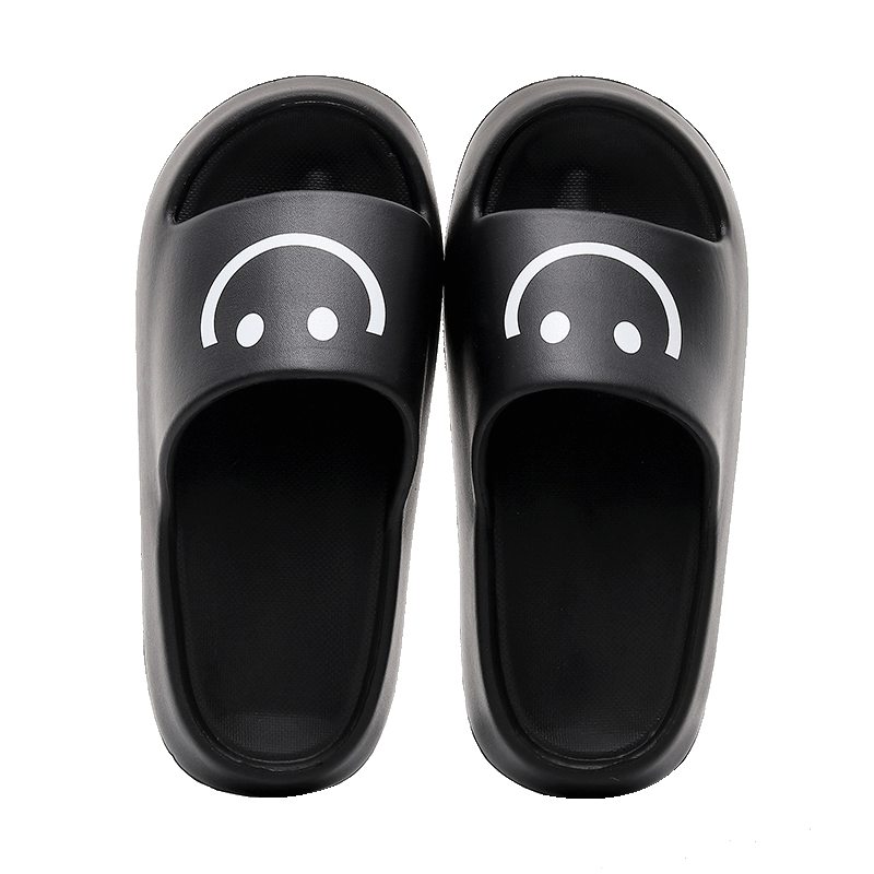 GUOLUOFEI Men's Summer Slippers Outdoor Indoor Home Bathroom Non-Slip Couple Slippers Women's Red Size 36-37