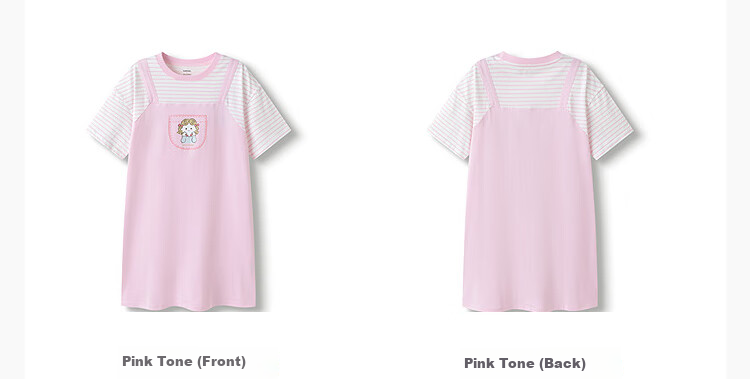 BALABALA Girls' Nightgown, Children's Loungewear, Summer Air Conditioning Dress [Miiichan IP] 208225171002 5