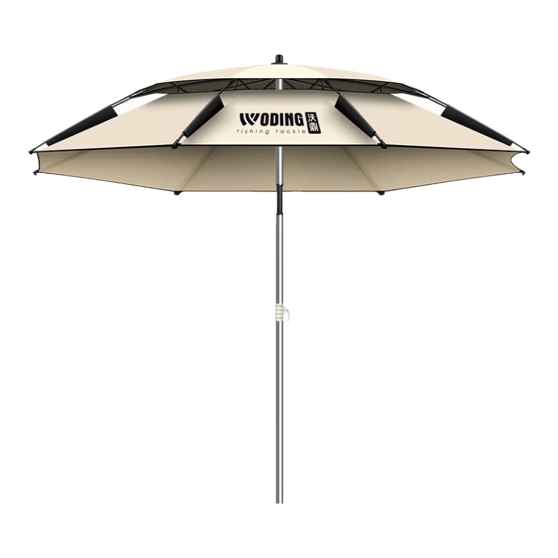 Woding Fishing Umbrella, New Colorful Glue Fishing Sunshade, Outdoor Camping Large Size Reinforced Thickened Crutch Umbrella, Rain Umbrella, Platform Fishing Umbrella