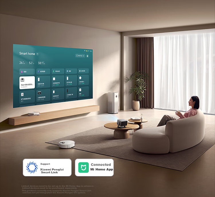 MI Laser Projector, 3 4K Resolution, Pure Tri-Color Laser Light Source, MI Pengpai Smart Home Theater All-In Cloud Platform, First-Class Energy Efficiency 33