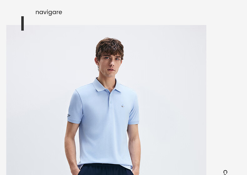Navikail Italian Small Sailboat Men's Quick-Dry Casual Short Sleeve Polo Shirt X1325525511 Dark Blue XL 16