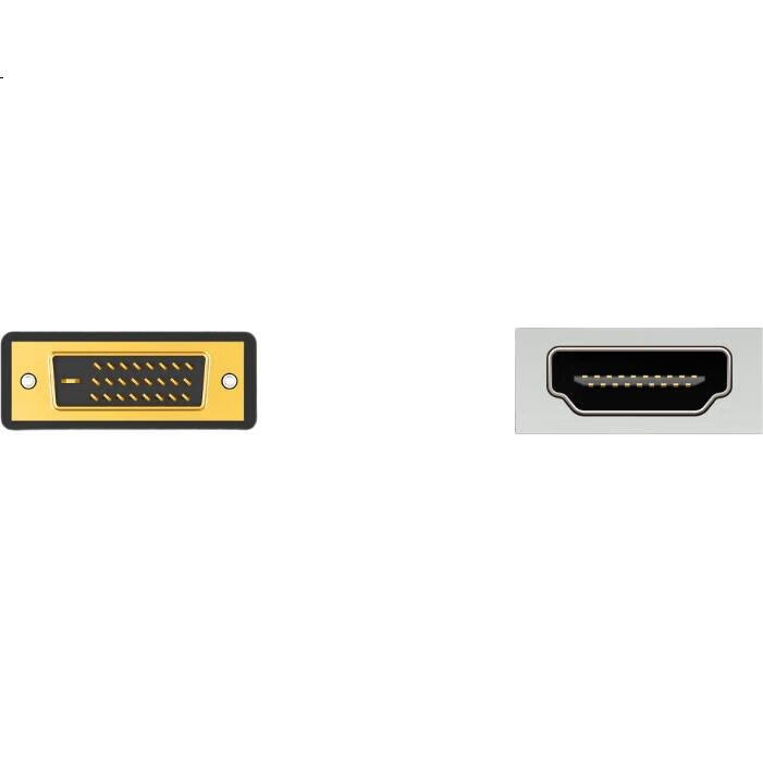 Адаптер KSRGB DVI (24+1) Male на HDMI Female