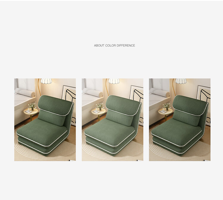 Yupin Balcony Lazy Sofa Bed Integrated Folding Single Bed Dual-use Bedroom Sofa Bay Window Tatami S350 21