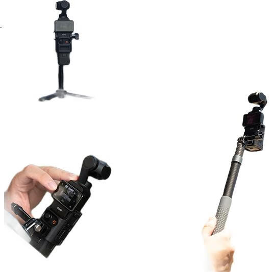 TELESIN Многофункциональная рамка для DJI Osmo Pocket 3, аксессуар для экшн-камеры, крепление, адаптер